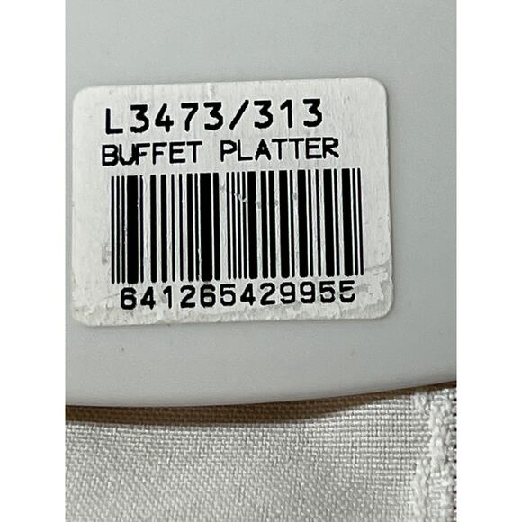 Mikasa Christmas Holly L3473 Buffet Platter 12-1/4" - Picture 6 of 6